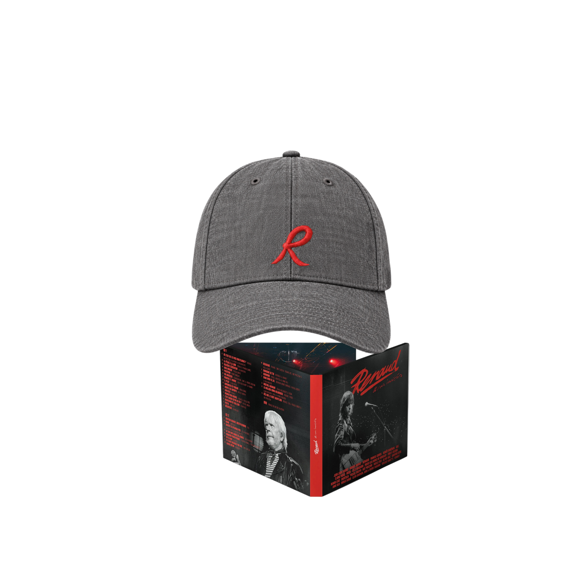 Pack Album au choix "Renaud et ses invités" + Casquette