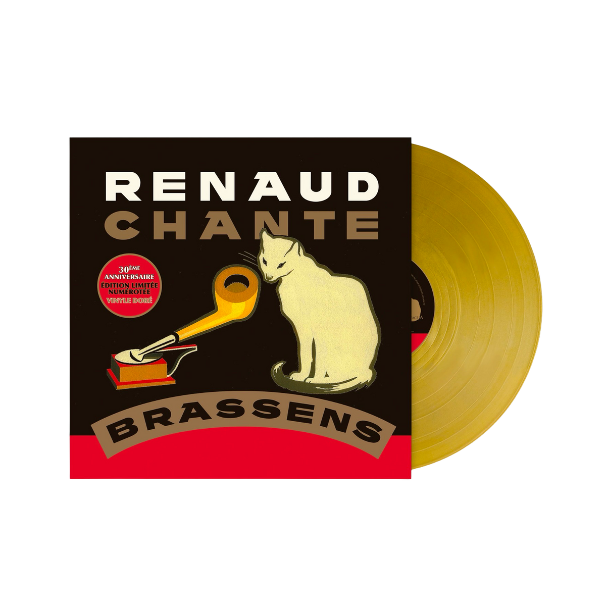 Vinyle Renaud Chante Brassens + Tee Shirt Collector