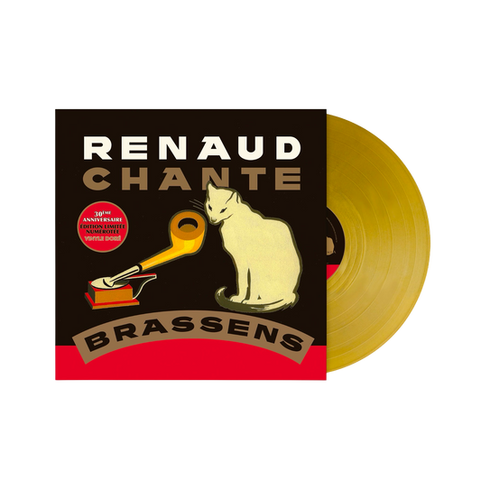 Renaud chante Brassens (30ème Anniversaire) LP doré (numéroté)