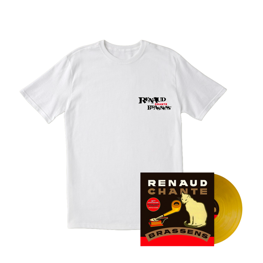 Vinyle Renaud Chante Brassens + Tee Shirt Collector